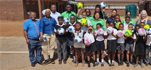 When it comes to community involvement, VBKOM and Sehlare Sa Meetlwa play ball